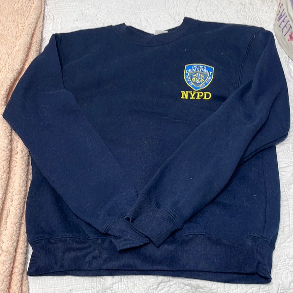 New York Police Department Navy Blue Crewneck